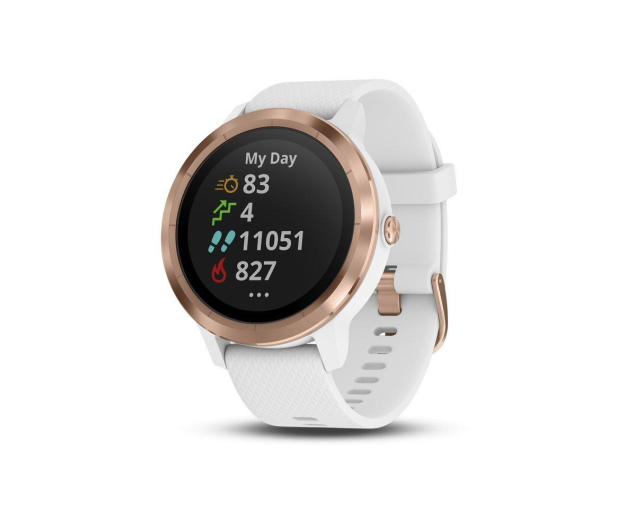 Garmin Vivoactive 3 Różowe Złoto z Białym Paskiem - 436591 - zdjęcie 7